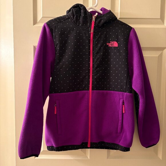 North Face Purple Fleece Zip-Up - Picture 1 of 9